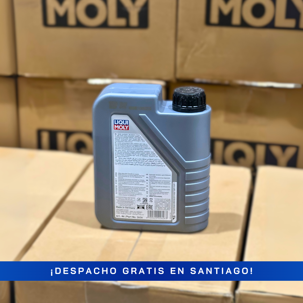 Aceite de Motor Liqui Moly MoS2 Leichtlauf 10W-40 1L