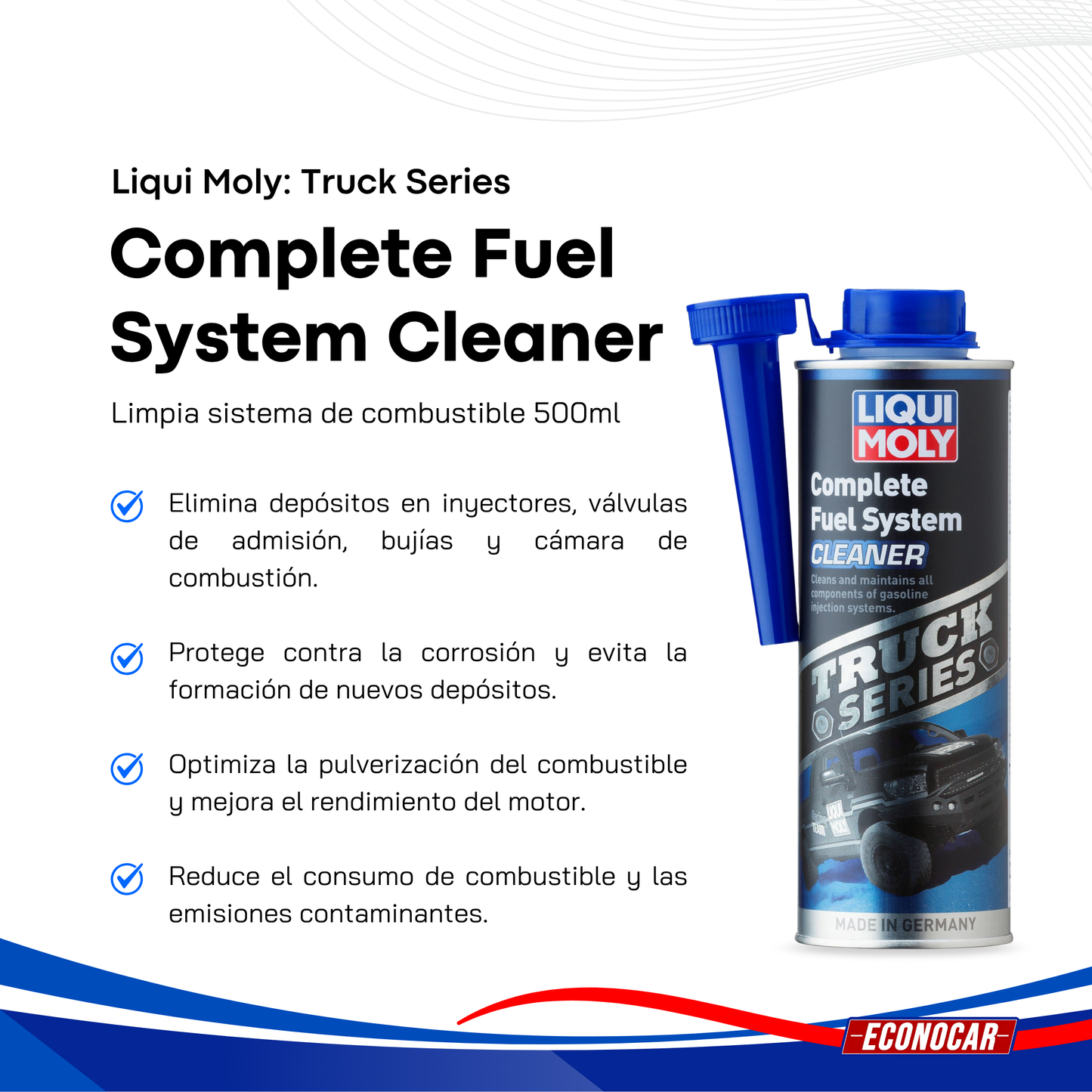Limpia Sistema de Combustible Liqui Moly Truck Series 500 ml
