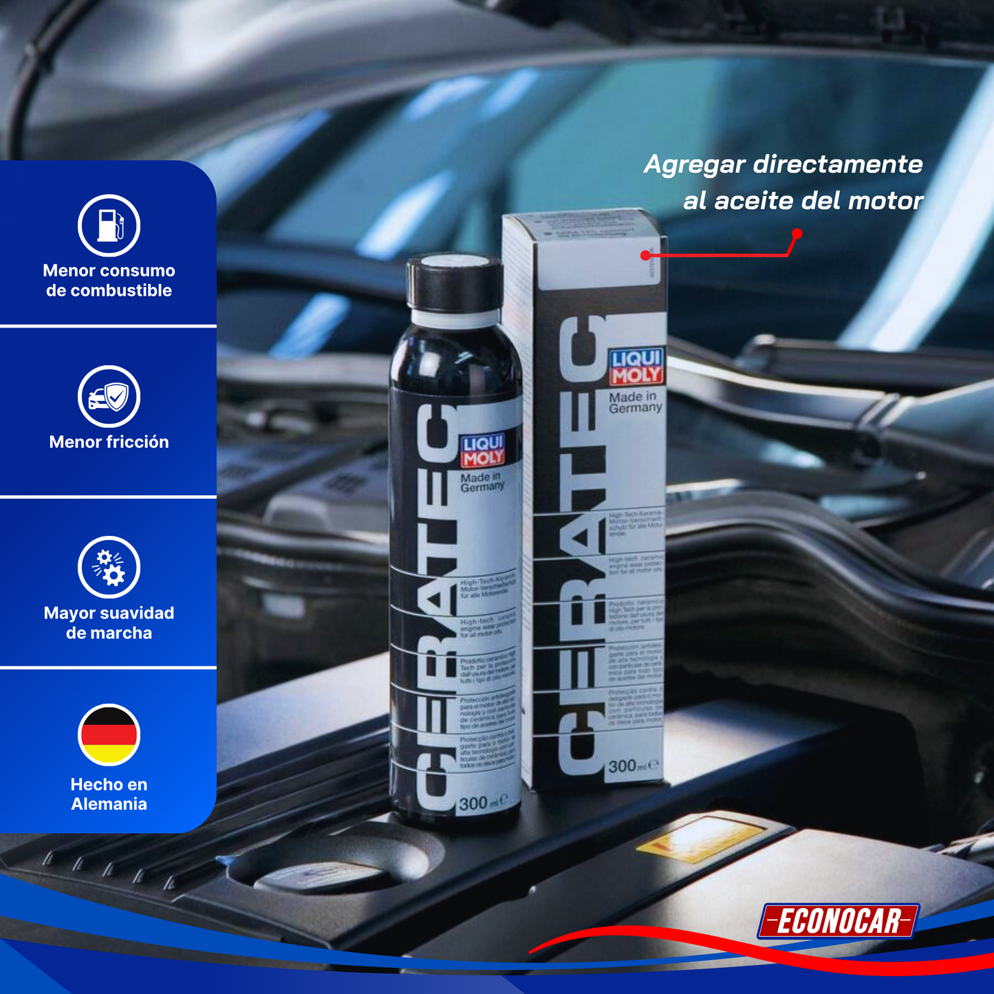 Liqui Moly Aditivo Antifriccionante Cerámico Ceratec 300ml