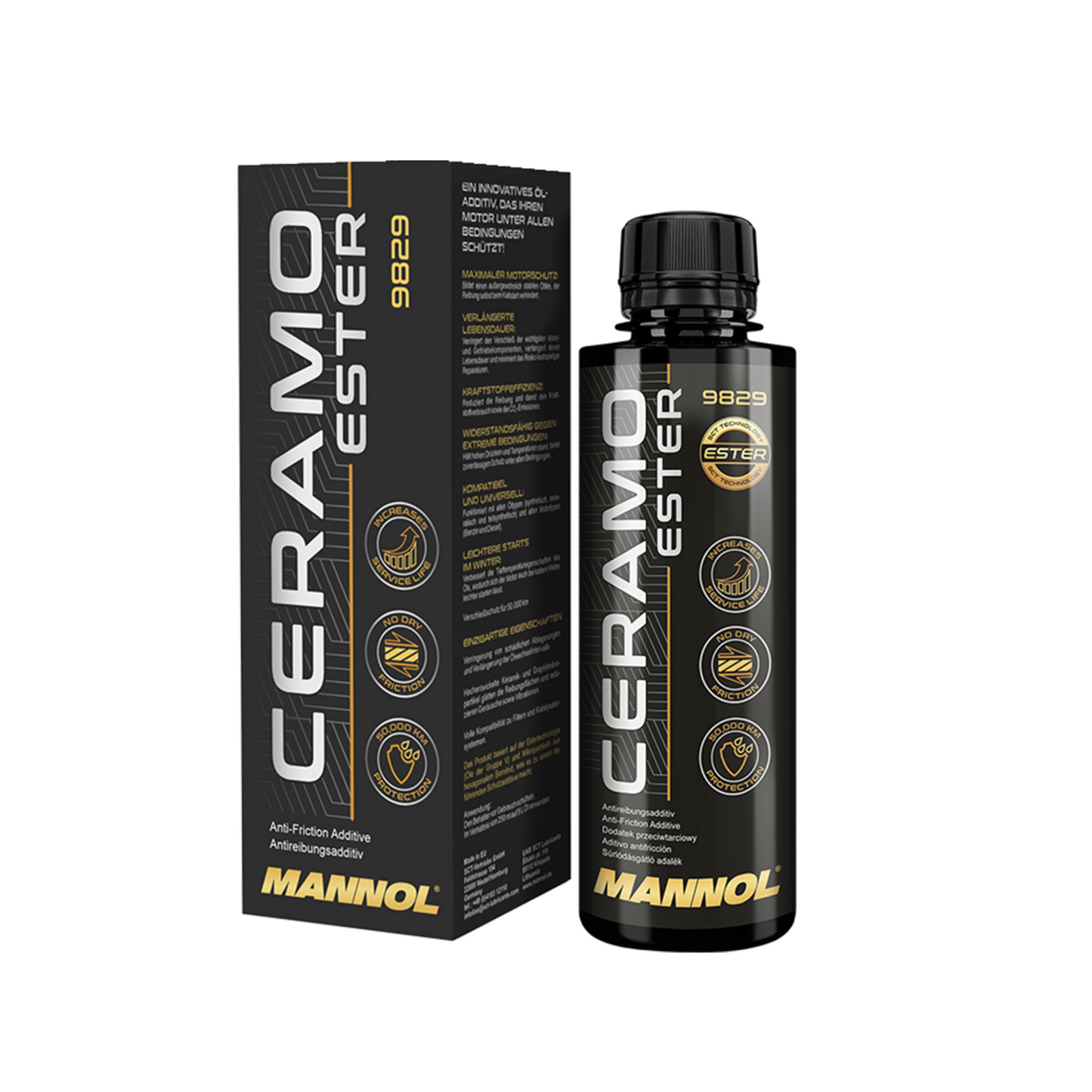 Mannol Ceramo Ester Aditivo Antifricción Cerámico 250ml