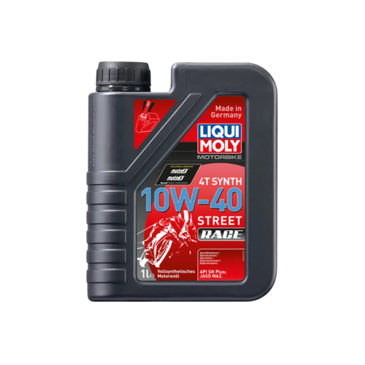 Aceite de Moto 4T Sintético Liqui Moly Street Race 10W-40 1 Litro