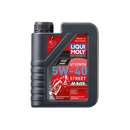 Aceite Sintético Liqui Moly Motorbike 4T Synth Race 5W-40 1L