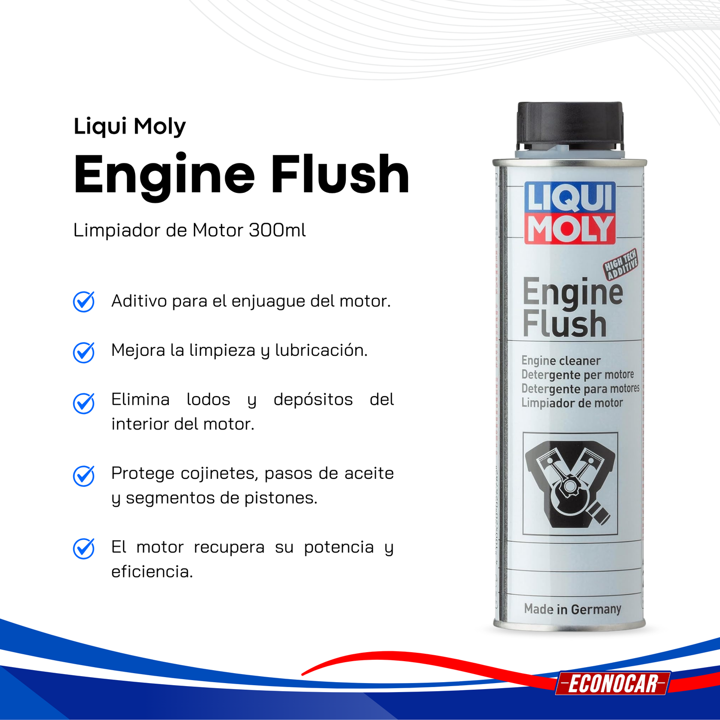Limpiador interno del Motor Liqui Moly Engine Flush 300 ml