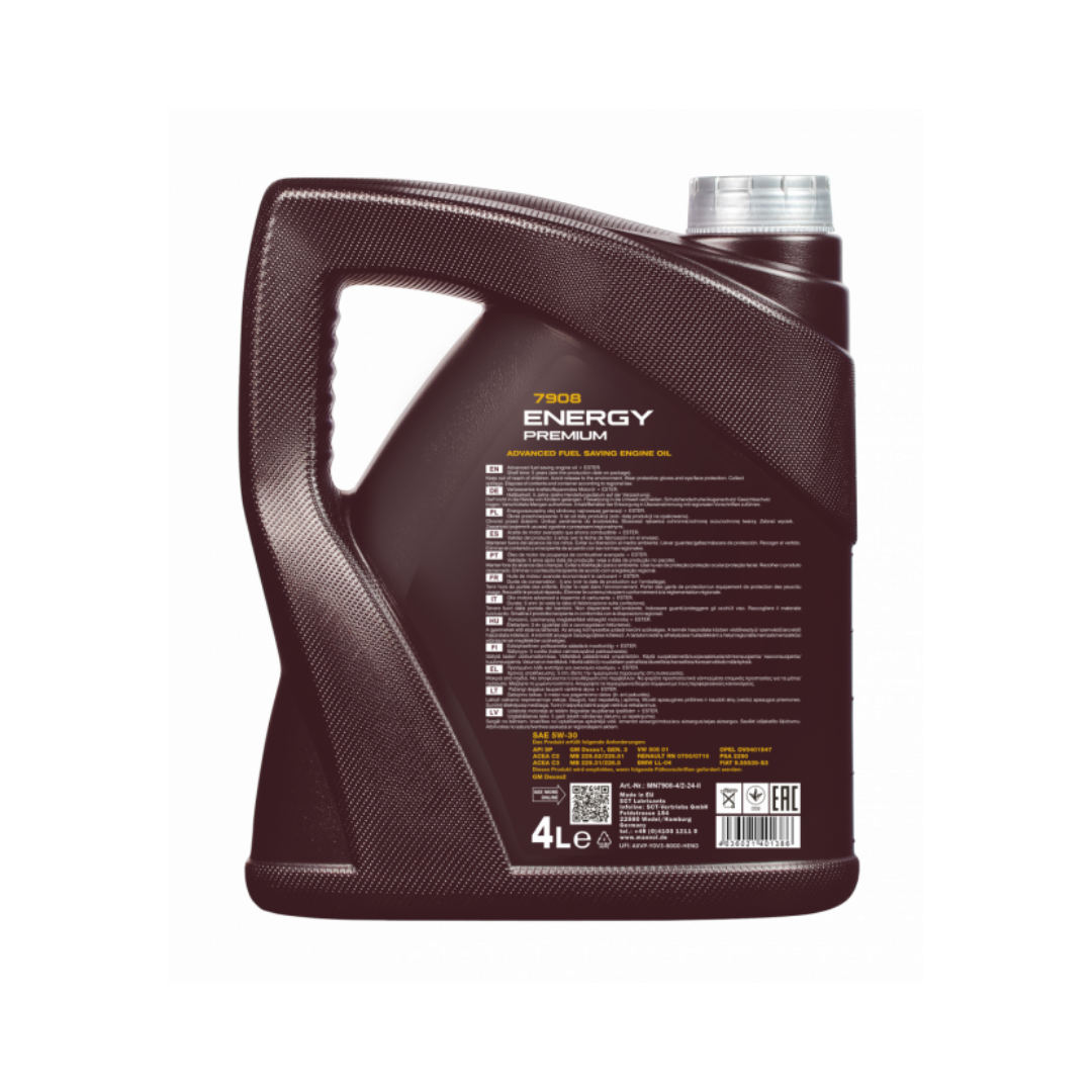Aceite Sintético Mannol Energy Premium 5W-30 DPF 4L