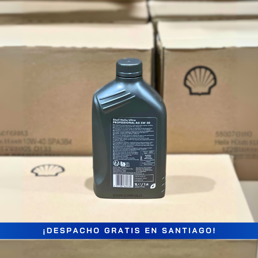 Aceite de Motor Shell Helix Ultra Prof. AG 5W-30 1L