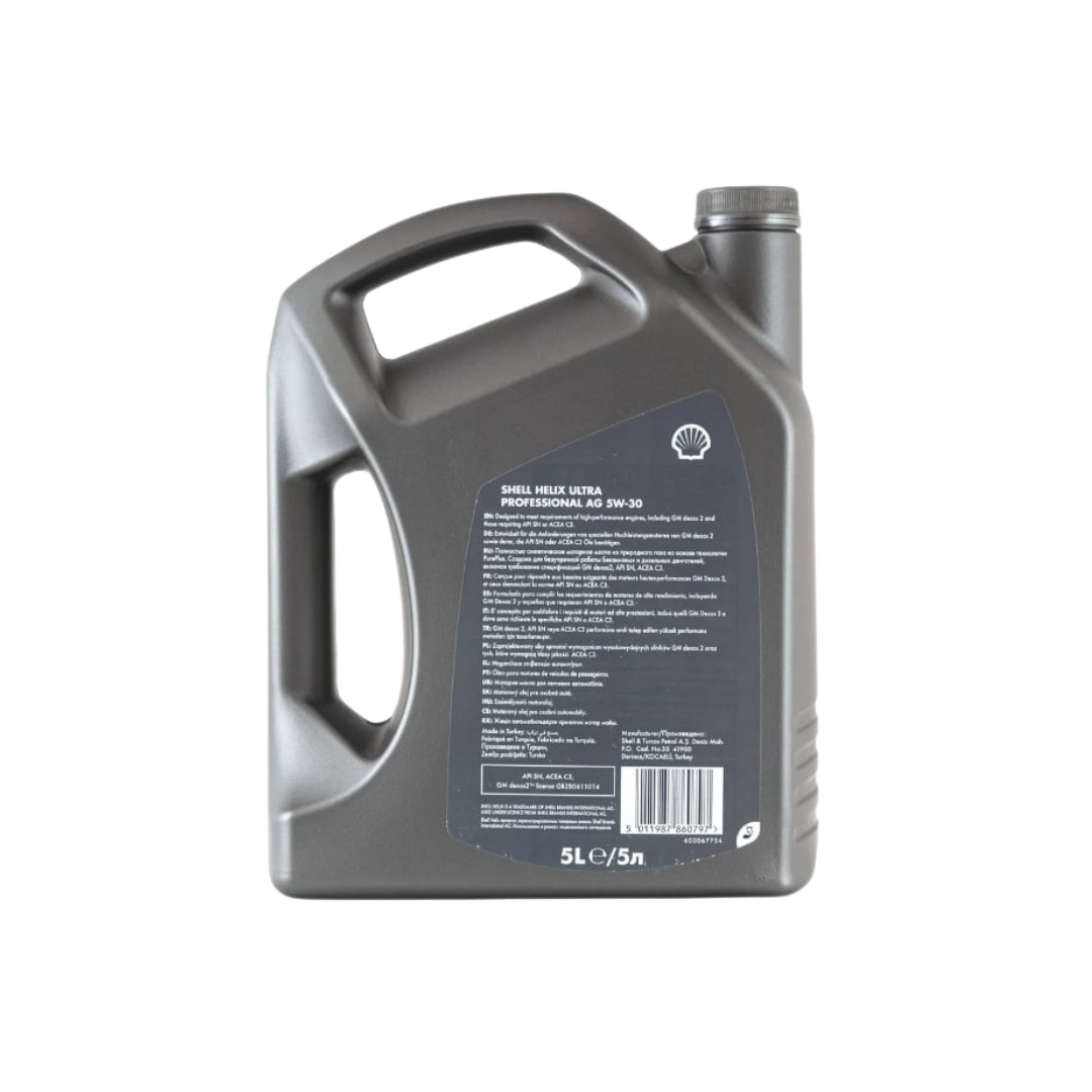 Aceite de Motor Shell Helix Ultra Prof. AG 5W-30 5L