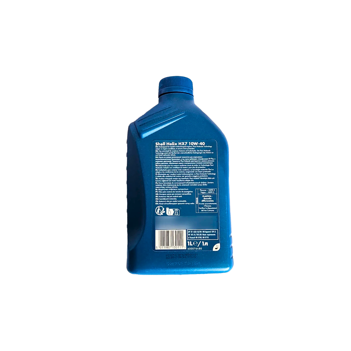 Aceite de Motor Shell Helix HX7 10W-40 1 Litro
